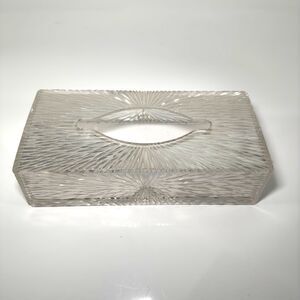 Celebrity Inc New York Tissue Box MCM Vanity Starburst Embossed Wall Counter VTG